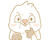 Bunny Sticker by EVANS艾特兔