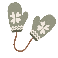 Christmas Ski Sticker
