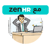 ZenHR work monday office technology Sticker
