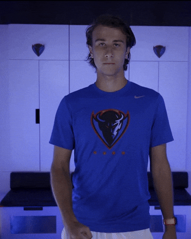 Mens Tennis GIF by DePaul Blue Demons