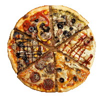 Pizza Vegas Sticker by acesandales