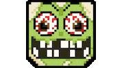 8 Bit Halloween Sticker by Deadstream