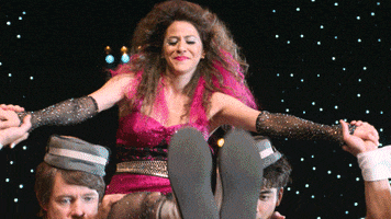 GLOWNETFLIX netflix wrestling queen wink GIF