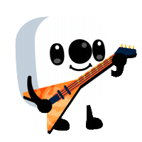 Guitar Bass Sticker by 17LIVE
