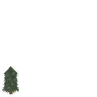 Pine Tree Christmas Sticker