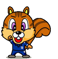 Squirrel Sticker by riseisha_at