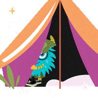 Tienda Camping Sticker by katapum