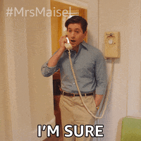 Im Sure Season 4 GIF by The Marvelous Mrs. Maisel