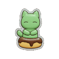 Kitten Snack Sticker by The LSD Hotel