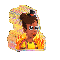 Fire This Is Fine Sticker by The LSD Hotel