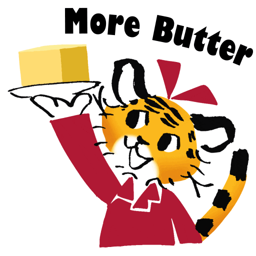 Tiger Butter Sticker
