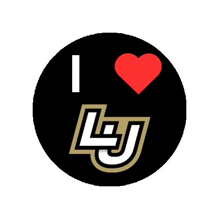 Black And Gold Lions Sticker by Lindenwood University