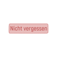 Deutsch Nicht Vergessen Sticker by Betzold Versand
