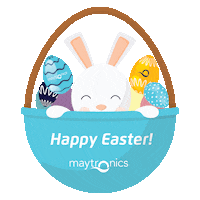 Easter Bunny Chocolate Sticker by Maytronics
