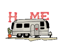 Travel Home Sticker by bobo design studio