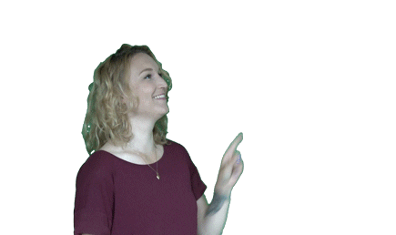 JentelDaniecke giphyupload post up point Sticker