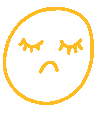 Sad Cry Sticker by Bodil Jane