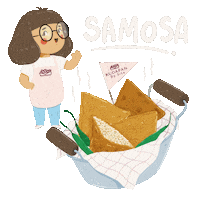 Food Samosa Sticker