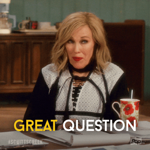 Pop Tv Question GIF by Schitts Creek - Find & Share on GIPHY