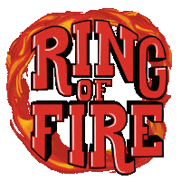 Ring Of Fire Football Sticker by Arizona Christian University