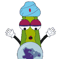 Pepinadas super comic caricatura pepino Sticker