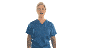 DocCaro night tired health doctor Sticker