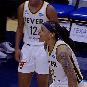 Excited Lets Go GIF by Indiana Fever