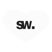 White Heart Love Sticker by SARAHWALLERARCHITECTURE