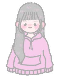 _mizuna_bc_ pink かわいい blush ribbon Sticker