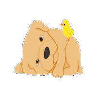Puppy Chick Sticker