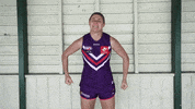 Fist Pump Fists GIF by Fremantle Dockers