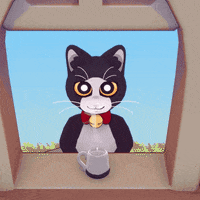 kittencupstudio cat cats tea indiegame GIF