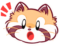 Red Panda Wtf Sticker