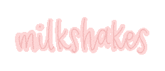 lululetter drinks milk handwriting shakes Sticker