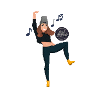 justdancebali dance music dancing radio Sticker