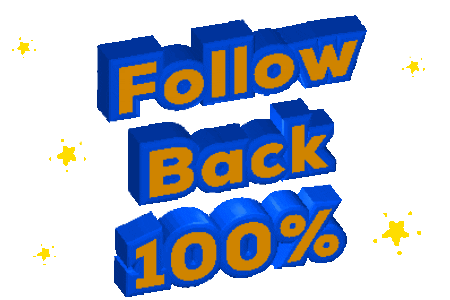 Follow Back 100 Sticker