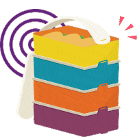 lunch box bottle Sticker