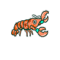 Lobster Kreeft Sticker by Maritiem Museum Rotterdam