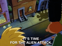 hey arnold nicksplat GIF