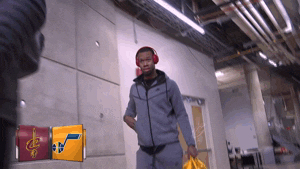 rodney hood entrance GIF by NBA