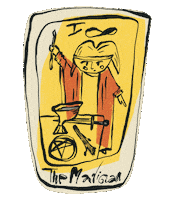 Card Tarot Sticker