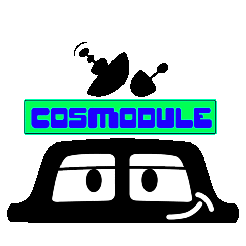 Cosmodule giphyupload space neon station Sticker