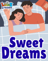 Tired Good Night GIF by Lucas and Friends by RV AppStudios