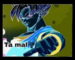 Wylli23 giphygifmaker meme goku ta mal GIF