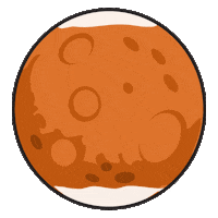 Space Planet Sticker by Lowell Observatory