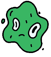 Monster Ghost Sticker by Kosko