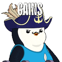 Get Fit No Pain No Gain Sticker by Pudgy Penguins