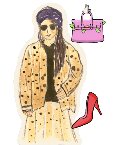 Juwin giphyattribution girl fashion shopping Sticker