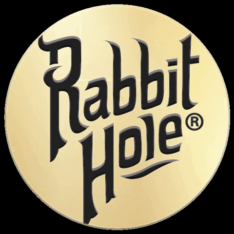 RabbitHoleDistillery giphygifmaker logo louisville whiskey GIF