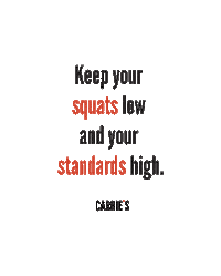 fitness squats Sticker by Carrie's - More Than Pilates